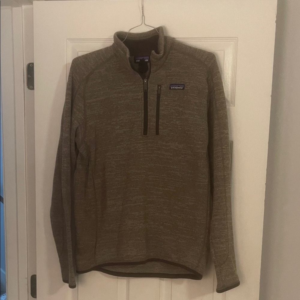 Patagonia Men's Zip-Up Sweater in Brown